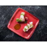 Platou rosu patrat Passion BONNA 15X14 CM APS MOV 19KR