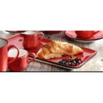 Platou rosu dreptunghiular Passion BONNA 23×16 cm APS MOV 26DT