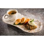 Farfurie alba breakfast Grain BONNA 25x12cm GRA GRM 01STB