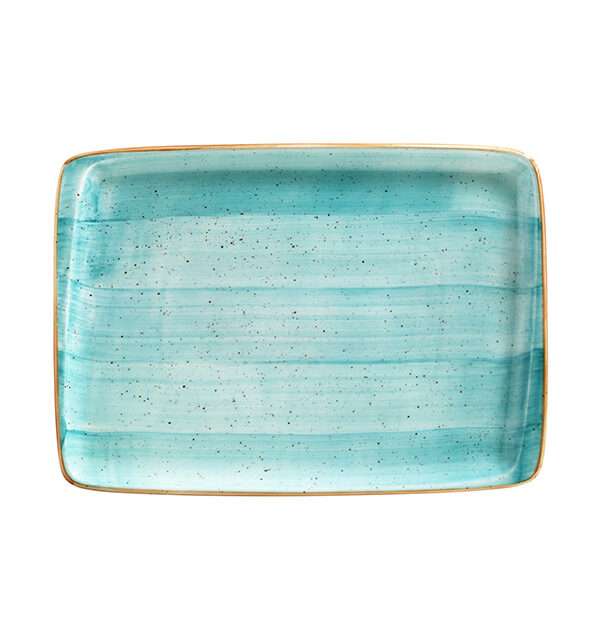 Platou turquoise dreptunghiular Aqua BONNA 23X16 CM AAQ MOV 26DT