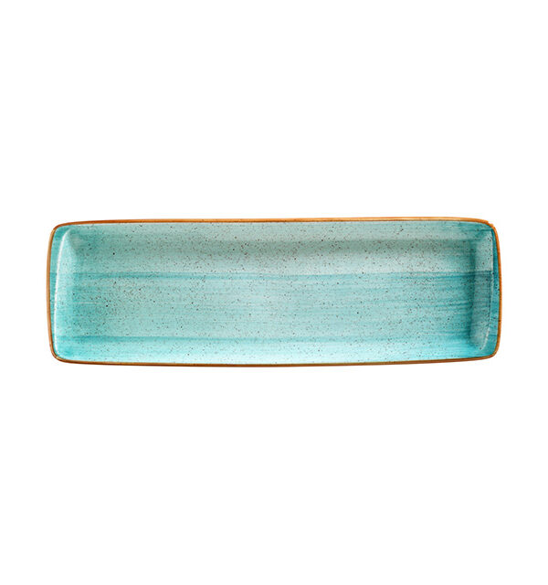 Platou turquoise dreptunghiular Aqua BONNA 48X16 CM AAQ MOV 49DT