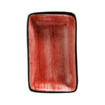 Platou rosu rectangular Passion BONNA 15×9 cm APS MOV 16DKY