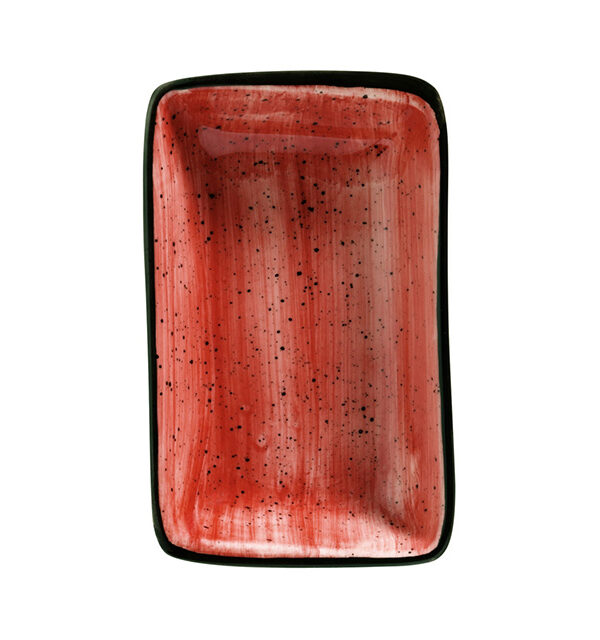 Platou rosu rectangular Passion BONNA 15×9 cm APS MOV 16DKY