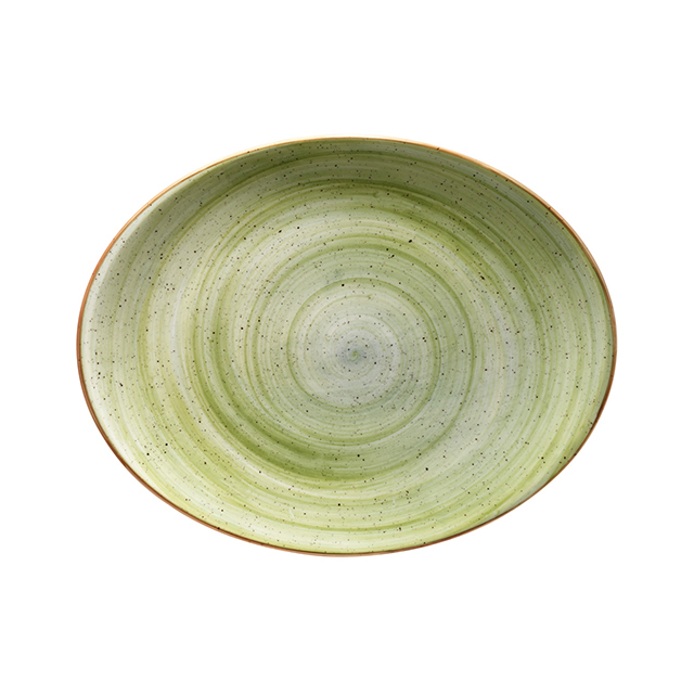 platou-therapy-oval-ATH-MOV-31-OV Farfurie verde ovală Therapy BONNA 31×24 cm ATH MOV 31OV
