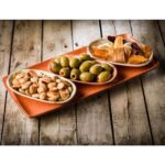 Platou portocaliu dreptunghiular Terra Cotta BONNA 23×16 cm ATC MOV 26DT