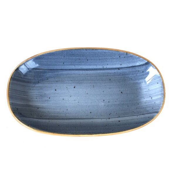Platou albastru oval Dusk BONNA 19×11 cm ADK GRM 19OKY