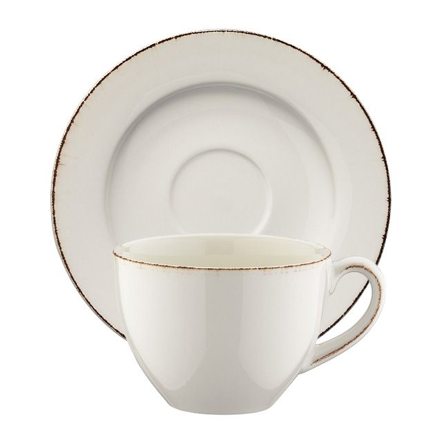 E100RIT 01 CFT Set ceasca si farfurie Retro BONNA 80 ml E100 RIT 02KFT