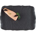 Platou negru rectangular Shade BONNA