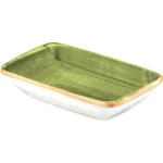 Platou verde rectangular Therapy BONNA 15×9 cm ATH MOV 16DKY