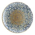 Farfurie alb-albastră întinsă Alhambra BONNA 21cm ALH GRM 21DZ