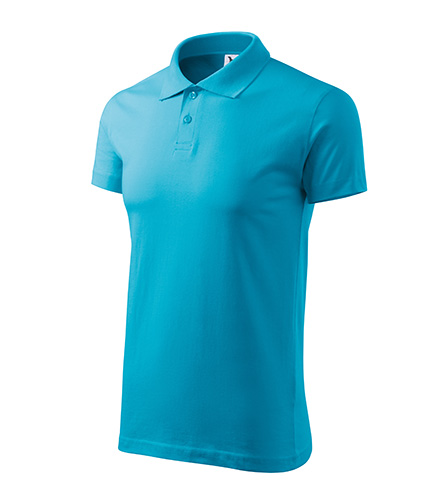 Tricou POLO SINGLE J. TURCOISE