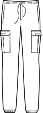 Pantaloni CU ELASTIC 100% BUMBAC
