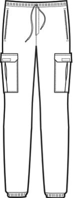 Pantaloni CU ELASTIC 100% BUMBAC