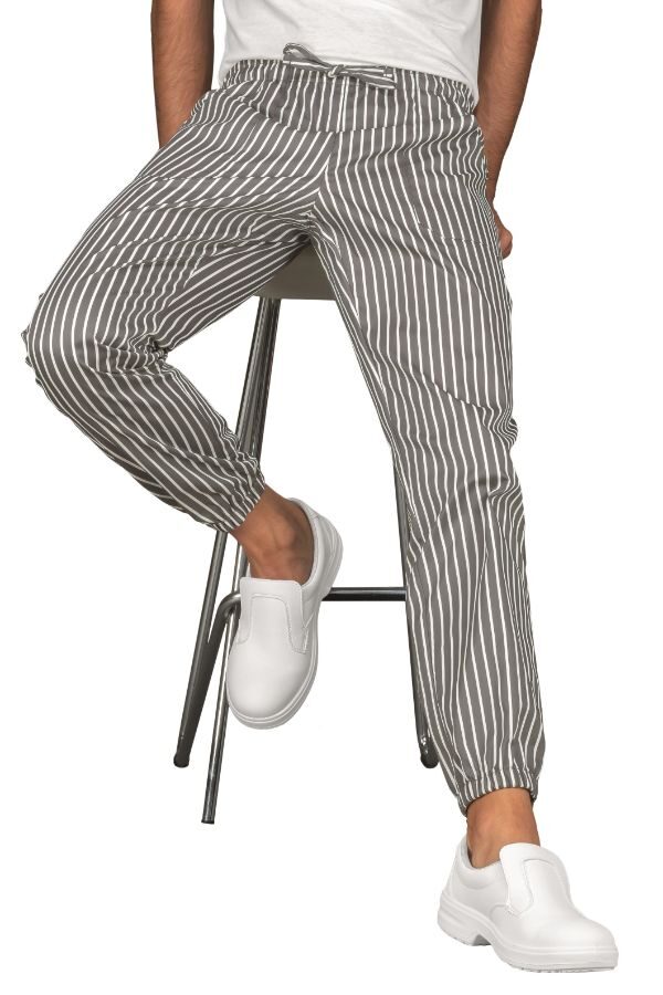 Pantaloni LONDRA GRI UNISEX CU ELASTIC