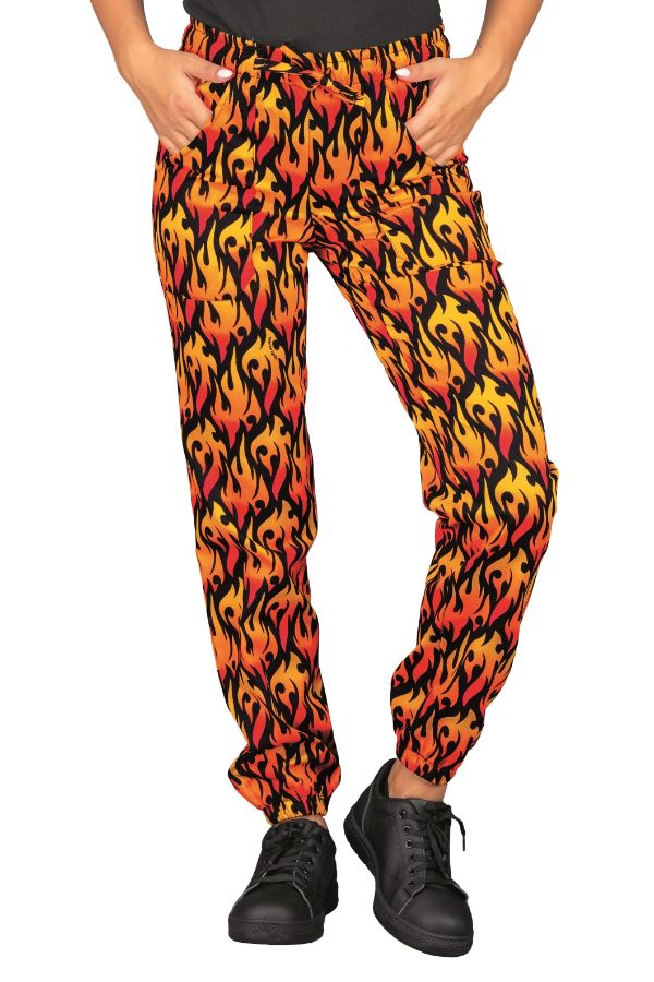 044619F Pantaloni CU IMPRIMEU IGNIS UNISEX 100% BUMBAC