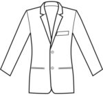 Sacou UOMO SLIM FIT POLIESTER