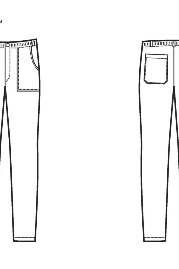 Pantaloni VERMONT SUPER STRETCH NEGRU