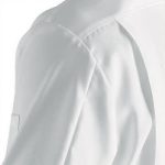 Tunica bucatar alba, 100% bumbac, cu butoni, LIMA GIZA slim fit