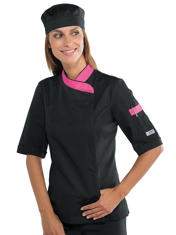 Tunica bucatar alba, 100% bumbac, cu butoni, LIMA GIZA slim fit