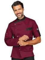 Tunica MANHATTAN slim tercot Bordeaux-Negru
