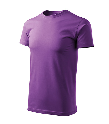 Tricou BASIC 100% BUMBAC PENTRU BĂRBAȚI VIOLET