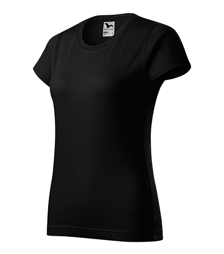 Tricou BASIC 100% BUMBAC PENTRU DAMA NEGRU