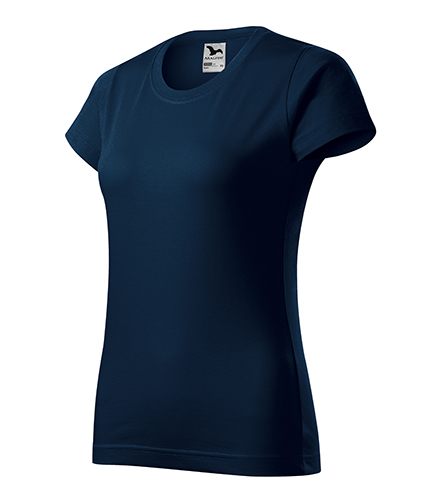 Tricou BASIC 100% BUMBAC PENTRU DAMA BLEUMARIN