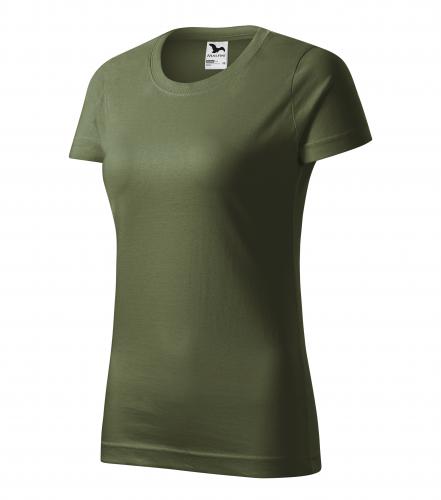 Tricou BASIC 100% BUMBAC PENTRU DAMĂ KAKI