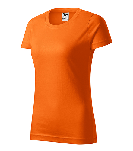 Tricou BASIC 100% BUMBAC PENTRU DAMA PORTOCALIU