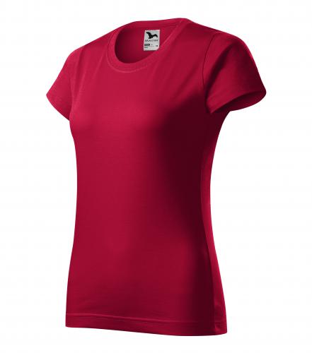 Tricou BASIC 100% BUMBAC PENTRU DAMĂ ROȘU MARLBORO