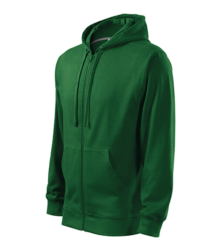 Hanorac TRENDY ZIPPER BĂRBAȚI VERDE
