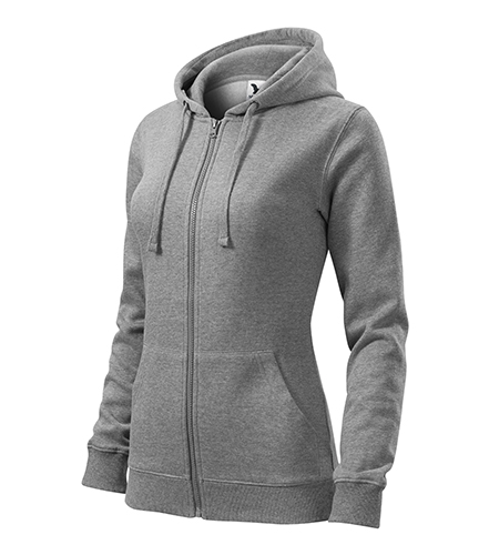 Hanorac TRENDY ZIPPER DAMĂ GRI