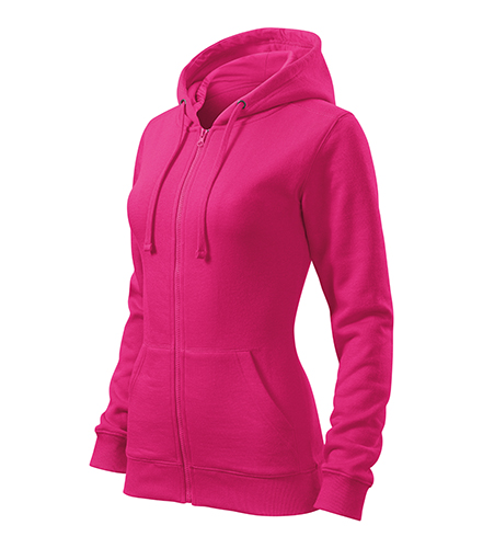 Hanorac TRENDY ZIPPER DAMĂ FUXIA