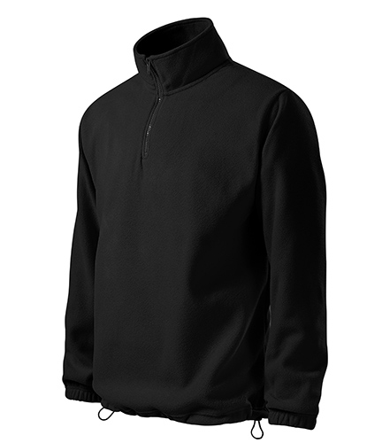 Jacheta FLEECE PENTRU BĂRBAȚI NEGRU