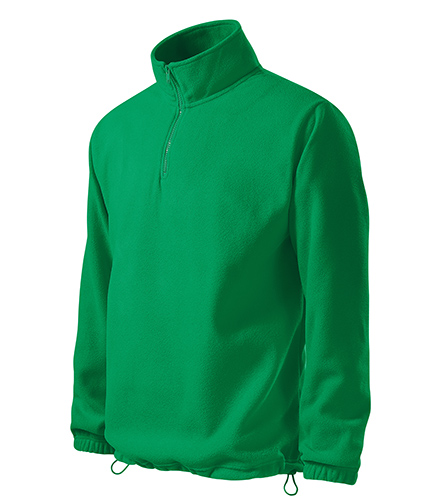 Jacheta FLEECE PENTRU BĂRBAȚI VERDE DESCHIS