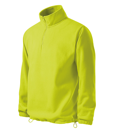Jacheta FLEECE PENTRU BĂRBAȚI GALBEN LIME