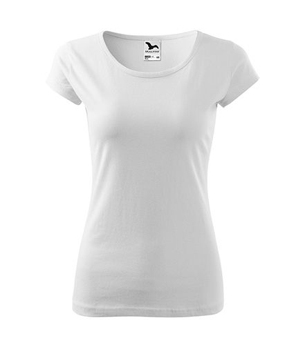Tricou dama PURE SLIM ALB