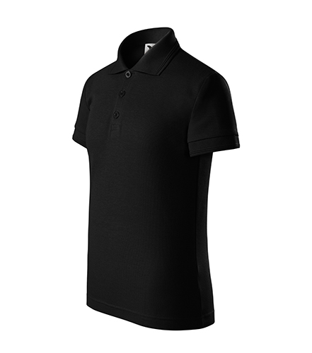 Tricou POLO PIQUET COPII NEGRU