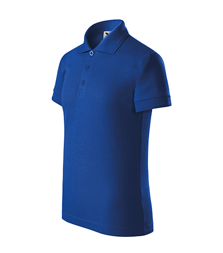 Tricou POLO PIQUET COPII ALBASTRU