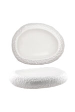 Farfurie NEST WHITE 23 cm HORECANO – BLACK AND WHITE