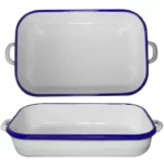 Tava dreptunghiulara cu manere RETRO HORECANO 32x22x6 cm