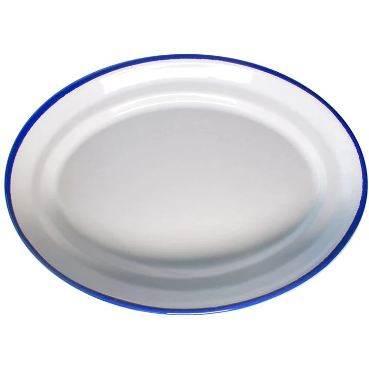0160211 Farfurie ovala emailata RETRO HORECANO 30cm