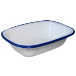 Farfurie pentru placinte emailata RETRO HORECANO 20x14x5 cm