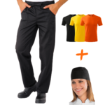 Pantaloni UNISEX NEGRU +TRICOU SI BANDANA GRATIS