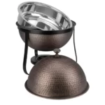 Chafing dish rotund tip DOME RUSTIC 5L