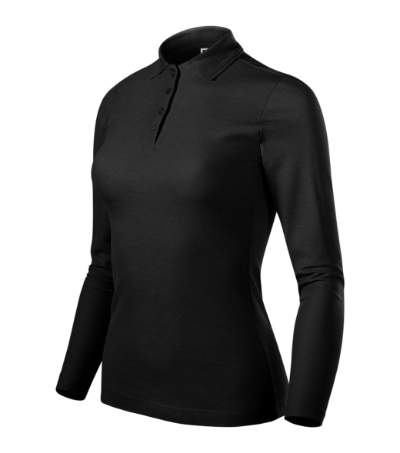 Bluza POLO PIQUET DAMA NEGRU