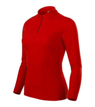 Bluza POLO PIQUET DAMA ROSU