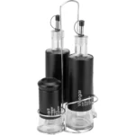 Set condimente 5 piese BLACK HORECANO