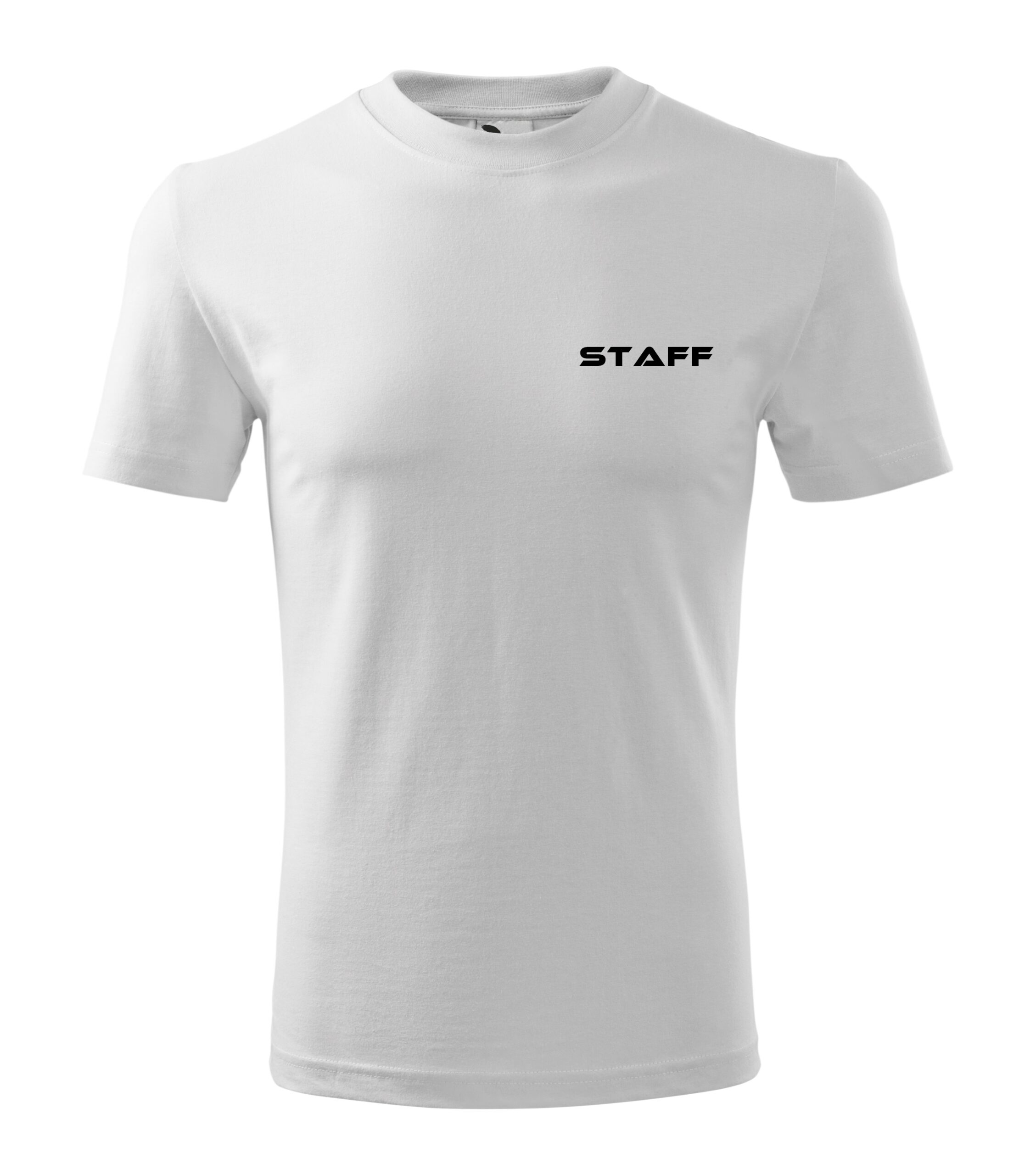 101_00 staff fata Tricou clasic unisex STAFF ALB