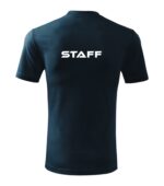 Tricou clasic unisex STAFF BLEUMARIN
